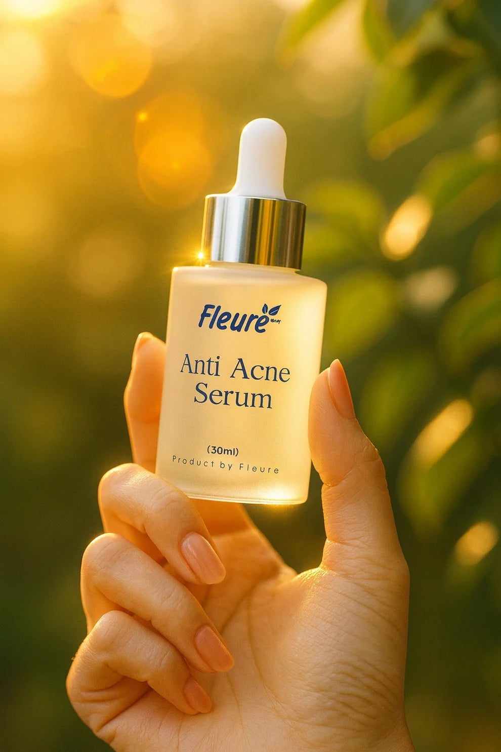 Fleuré Anti Acne Serum | Mandelic Acid Serum for Acne-Prone Skin